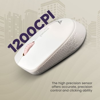 Alcatroz Mouse Wireless AIRMOUSE 3 Silent White