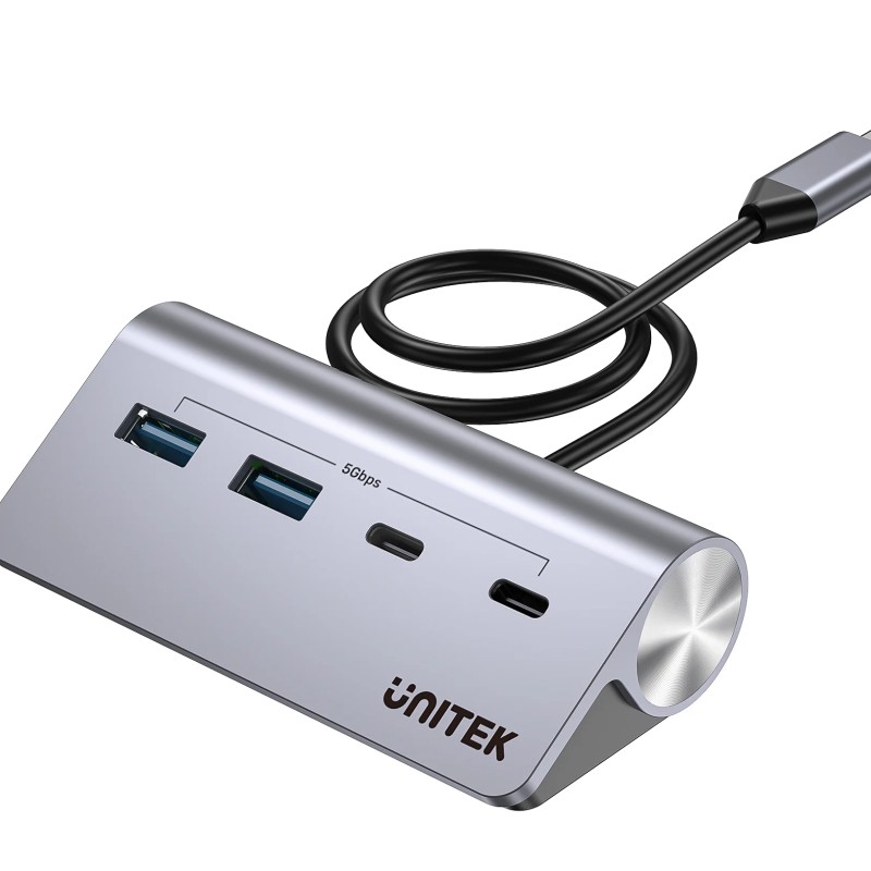 Unitek USB-C Hub 2xUSB-A 2xUSB-C 5Gbps & USB-C Power Port H1337A