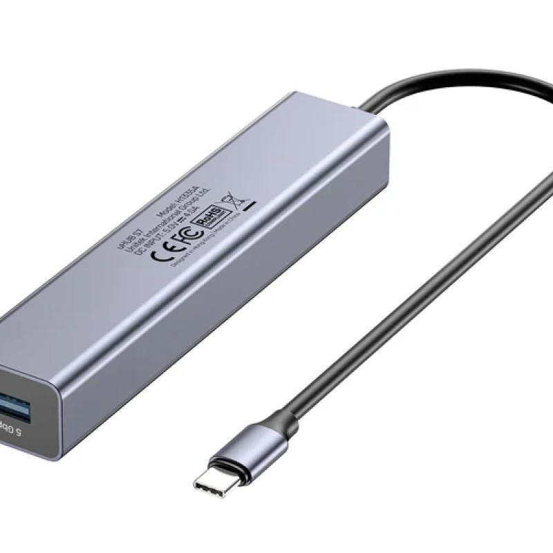 Unitek H1335A 7-Port USB-C Hub with 3xUSB-C 4xUSB-A & Power Supply