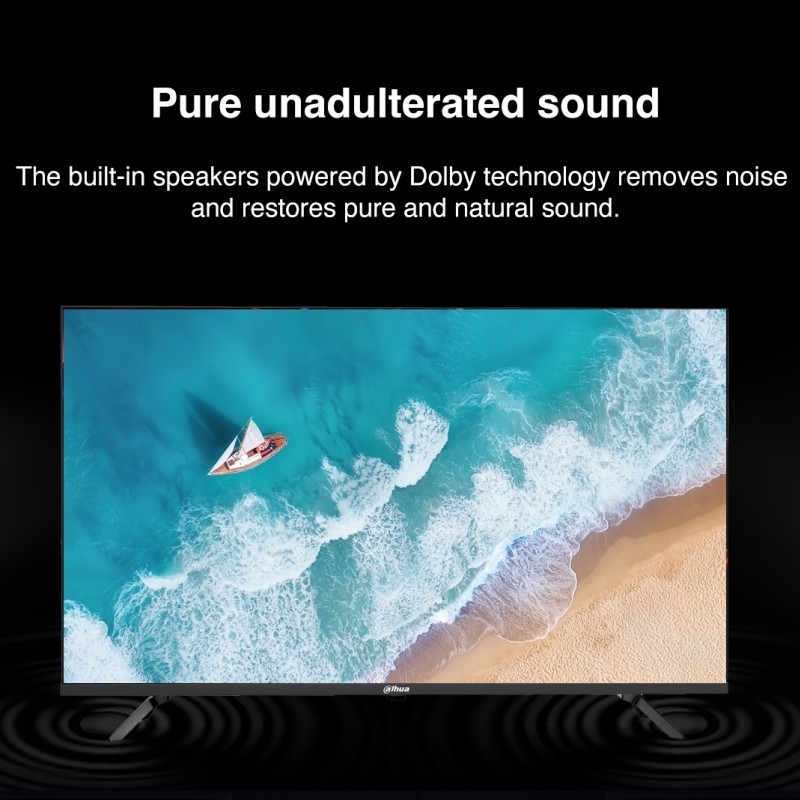 Dahua LTV43-SG200 43'' Full HD Google TV with HDR10, Dolby Digital Plus & Voice Control Remote