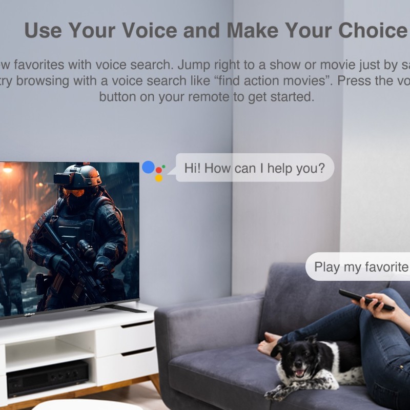 Dahua TV 50'' UHD 4K LTV50-SG400 Google TV