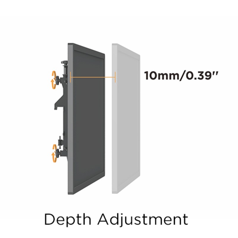 Brateck Video Wall Ceiling 2x2 60x40 50kg/Screen LVC03-446FL-02