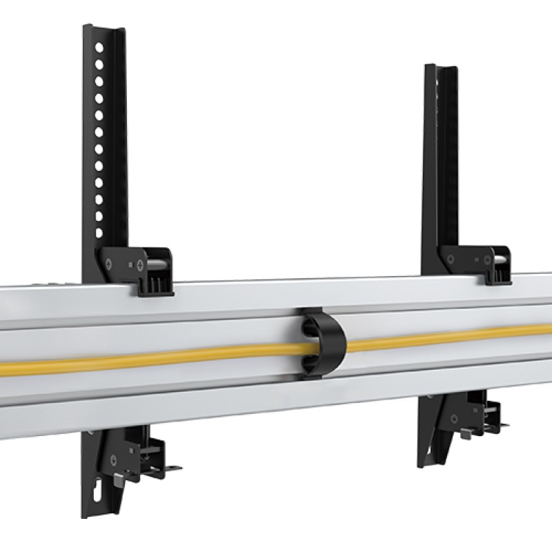 Brateck TV Ceiling Mount Twin 60x40 50kg/Screen 1.58m Lockable LVC03-246TL-02