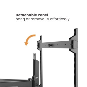 Brateck TV Mount 60x40 Turn 4-Arm 54cm Ext LPA76-466