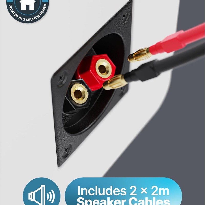 Majority Speakers Passive 2.0 Set D70X 60W White (pair)