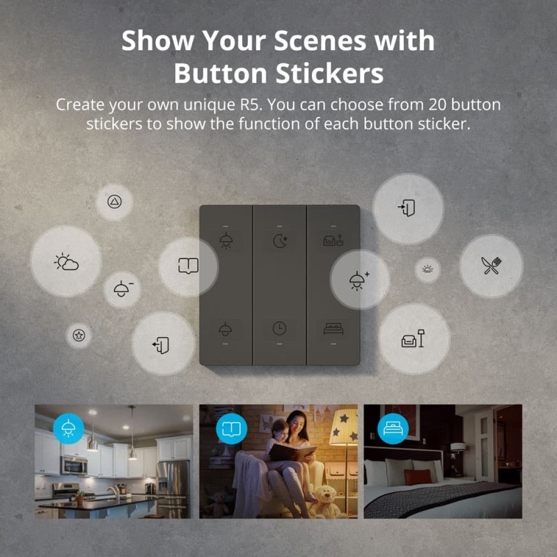 Sonoff Wifi Smart SwitchMan Scene Controller R5 White