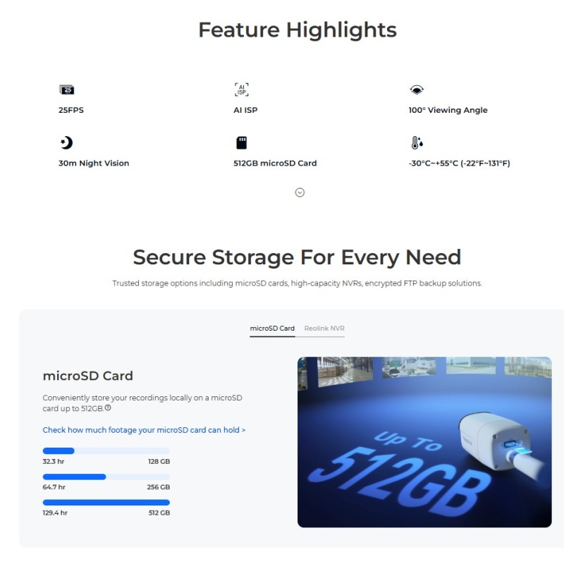 Reolink PRO IP POE Dual Illumination 12.0MP Bullet 2.8mm SED RP-PCB12M