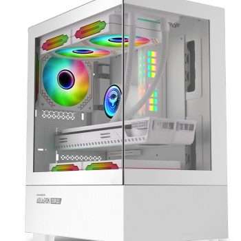 Armaggeddon Gaming Case M-ATX AQUARON Duplex White (310mm VGA)