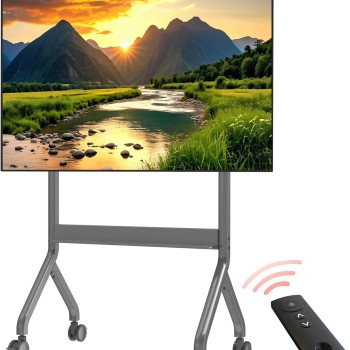 NBMounts P150 Motorized Trolley Adjustable up to 1.5m VESA 90x60 up to 90'' & 68kg