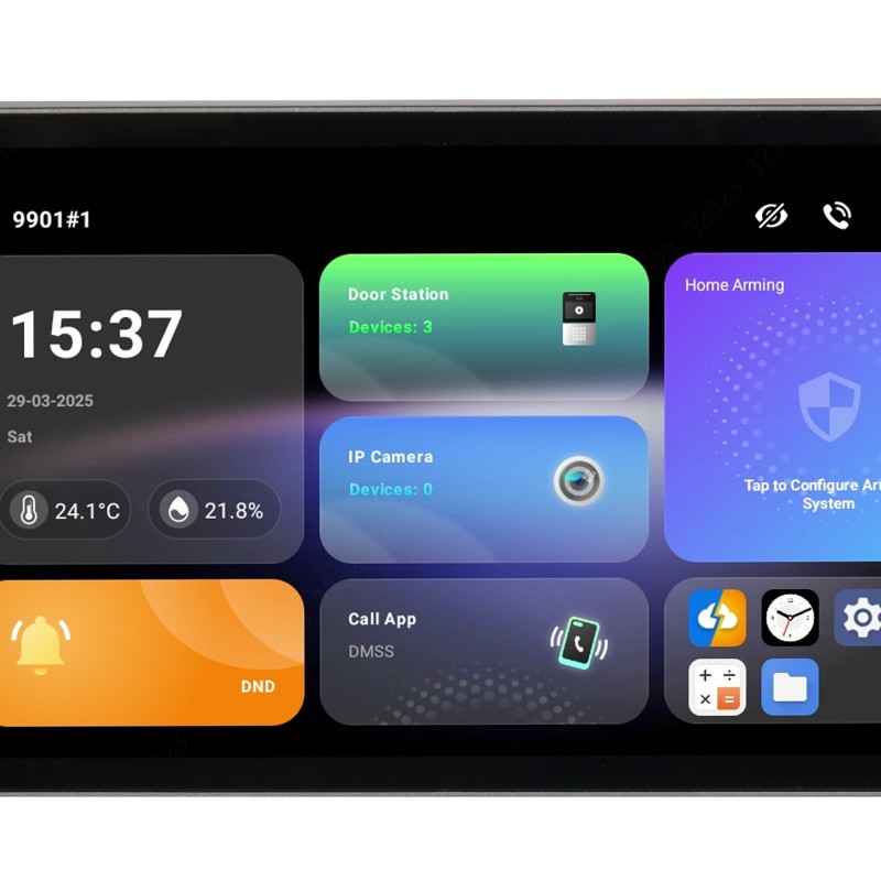 Dahua VD IP Doorphone Monitor Wireless 7'' Android/2Wire With Temperature and Humidity Sensor SCP3022A-B