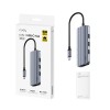 Cudy Hub USB-C 1xHDMI 4K60Hz/GigabitLan/PD100W/3xUSB-A/1xUSB-C UH606