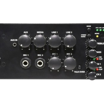 Adastra A8300 8x300W Rack Mount Amplifier BT/USB/FM 953.483UK