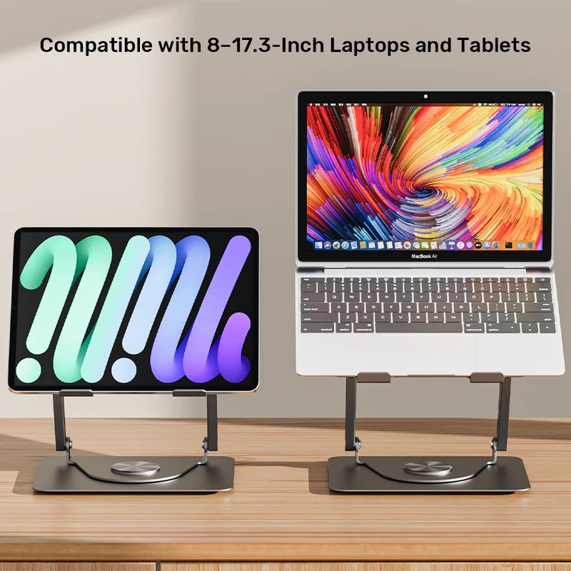 Unitek OT1098A Laptop Stand with 360 Rotation & Detachable Cooling Fan