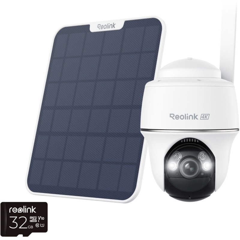 Reolink BUNDLE BP4G GO PT Ultra (G440) 4G PTZ 4K Outdoor Camera + 6W Solar Panel (26185+24757)