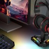 Genius Gaming Headphone LED Stand with USB Hub GX-UH100