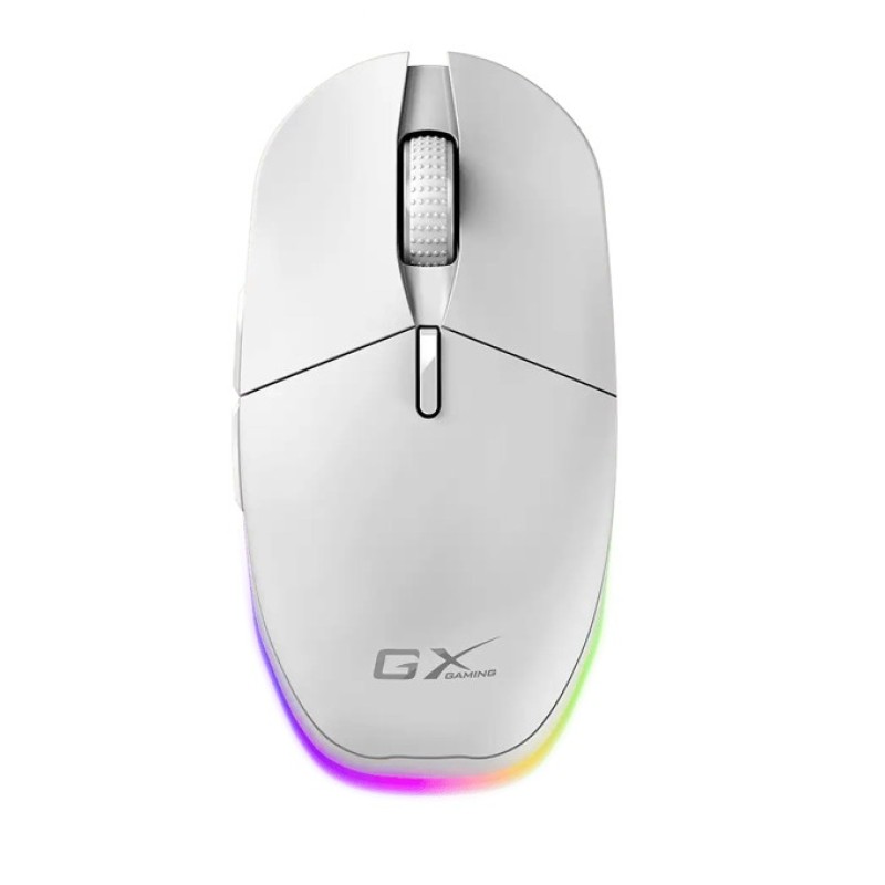 Genius Gaming Mouse Wireless+BT Recharg RGB AI 3200DPI Scorpion M8250 White