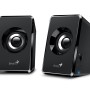 Genius PC Speakers 2.0 6W 3.5mm USB Powered Black SP-U125
