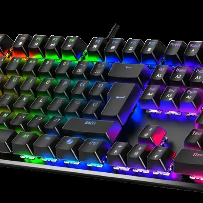 Genius Gaming Keyboard Mechanical Full Size Backlit Brown Switches K12