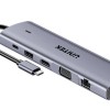 Unitek D1113B USB-C Hub USB3.0 HDMI/VGA, Gigabit Lan, SD Card, Audio & PD100W