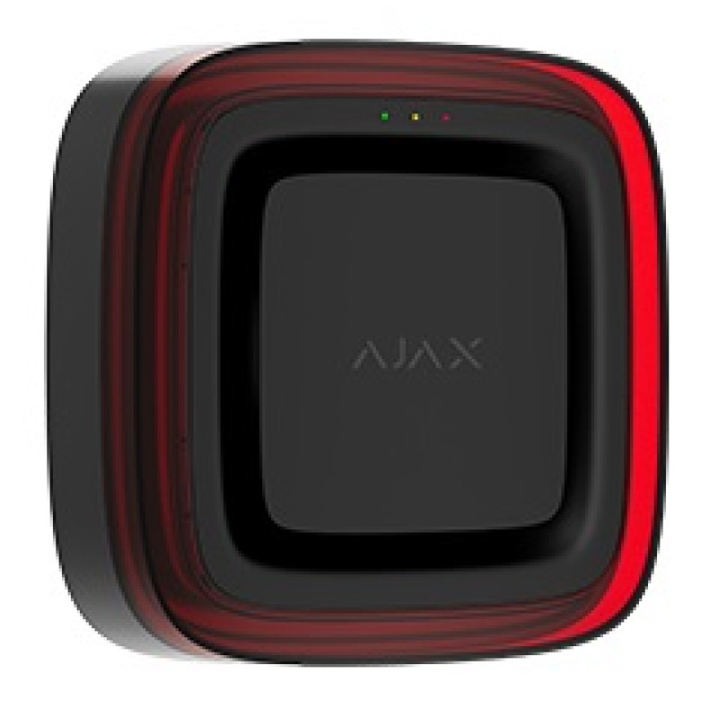 Ajax EN54 Fire Detection Siren/Strobe (Sounder/VAD) Black