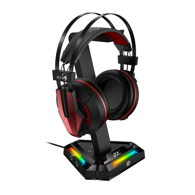 Genius Gaming Headphone LED Stand with USB Hub GX-UH100
