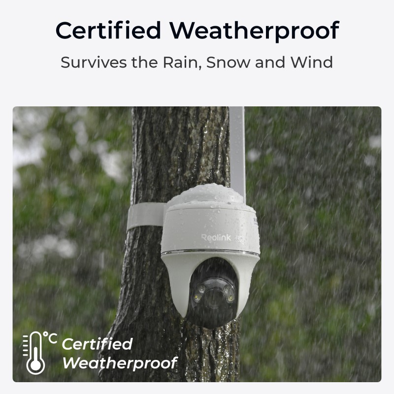 Reolink BP4G Outdoor Battery Camera 4K PTZ GO PT Ultra (G440) (White) (Hard Bundle)