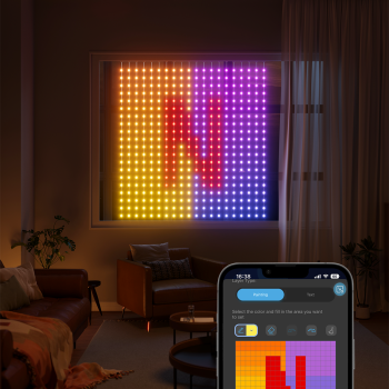 Govee LED Light Curtain Lights WiFi & BT RGBIC 1.5x1.5m IP65 (NETFLIX)