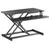 Brateck DWS37-01 Sit Stand Gas Spring Desk Workstation Max Height 51cm