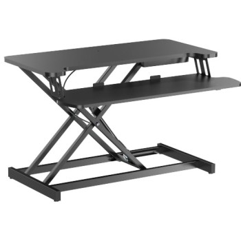 Brateck DWS37-01 Sit Stand Gas Spring Desk Workstation Max Height 51cm