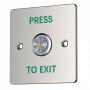 Zudsec Button Door Release Waterproof With Blue Light ZDBT-701BWL