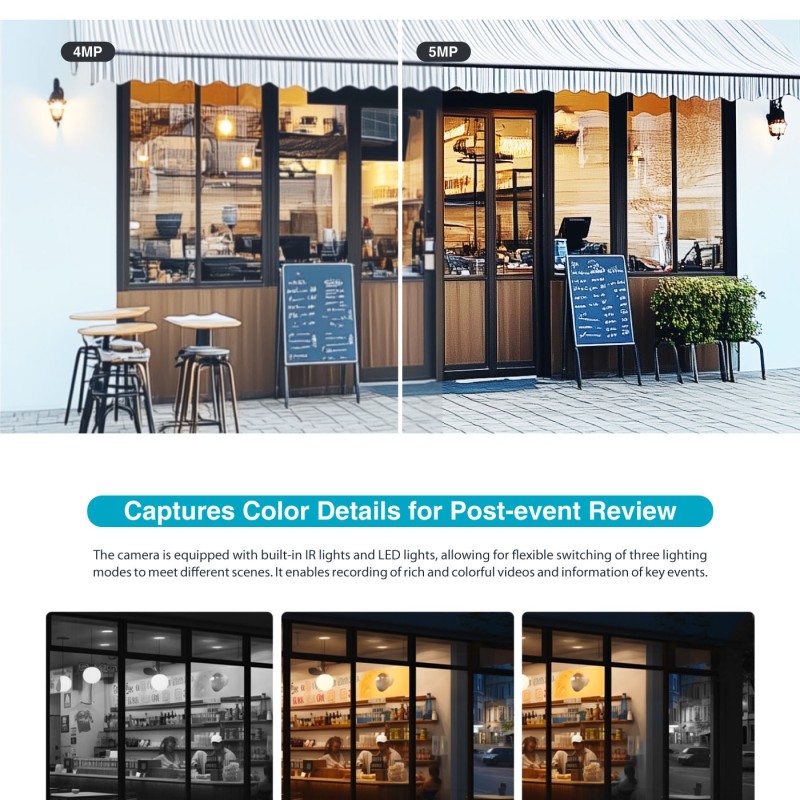 Dahua IP 5.0MP Wifi Bullet Dual Illumination F5D-PV