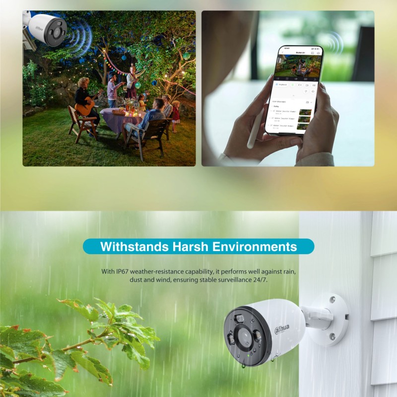 Dahua IP 5.0MP Wifi Bullet Dual Illumination F5D-PV