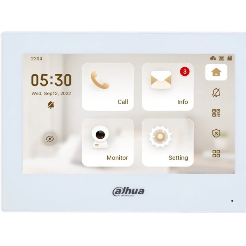 Dahua VD IP Wireless Doorphone Monitor VTH2621GW-WP (White)