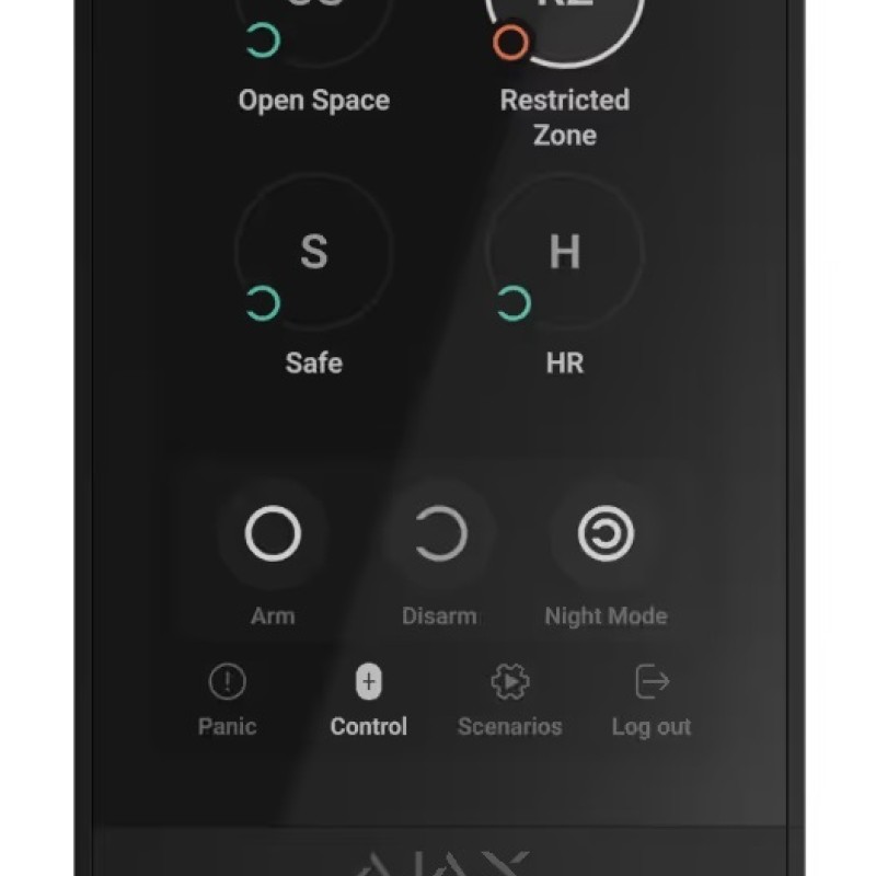 AJAX BASELINE Keypad Touchscreen Black