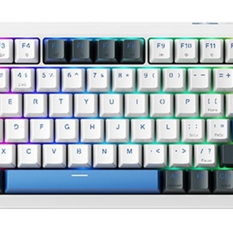 Machenike Wireless Gaming Keyboard ,Wired,Bluetooth,2.4G, Linear Silver Switches,4000 mAh battery, K500F-B81