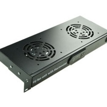 NETPRO Ventilation Panel 2x Fans & Digital Thermostat 1U NP-VP1U
