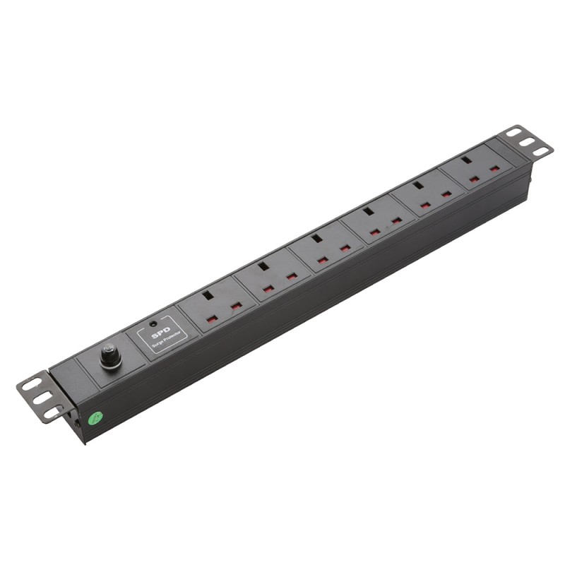 NETPRO PDU 6-Way 1U with Circuit Breaker 13A NP-CPDU6-CB UK
