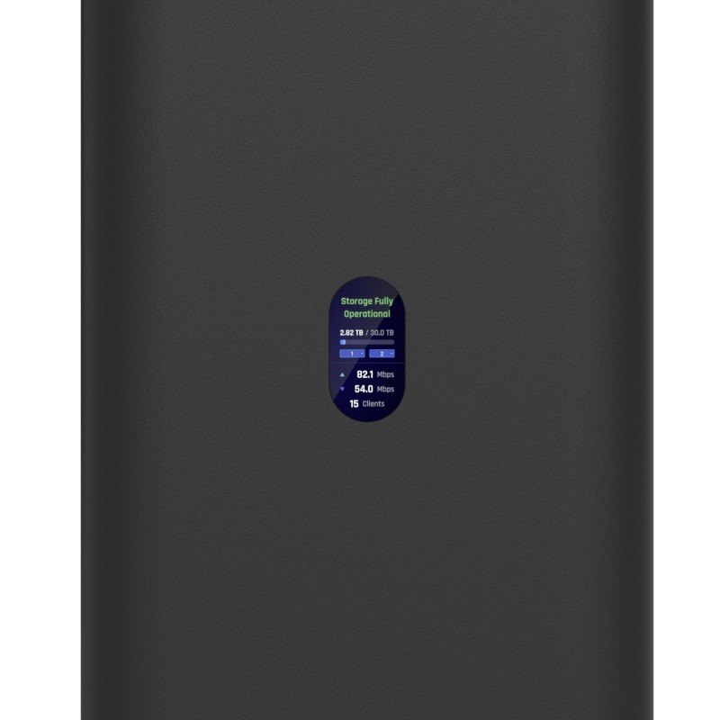 Ubiquiti UniFi NAS 2-Bay 3.5" 2.5GbE USB-C PoE Black UNAS-2
