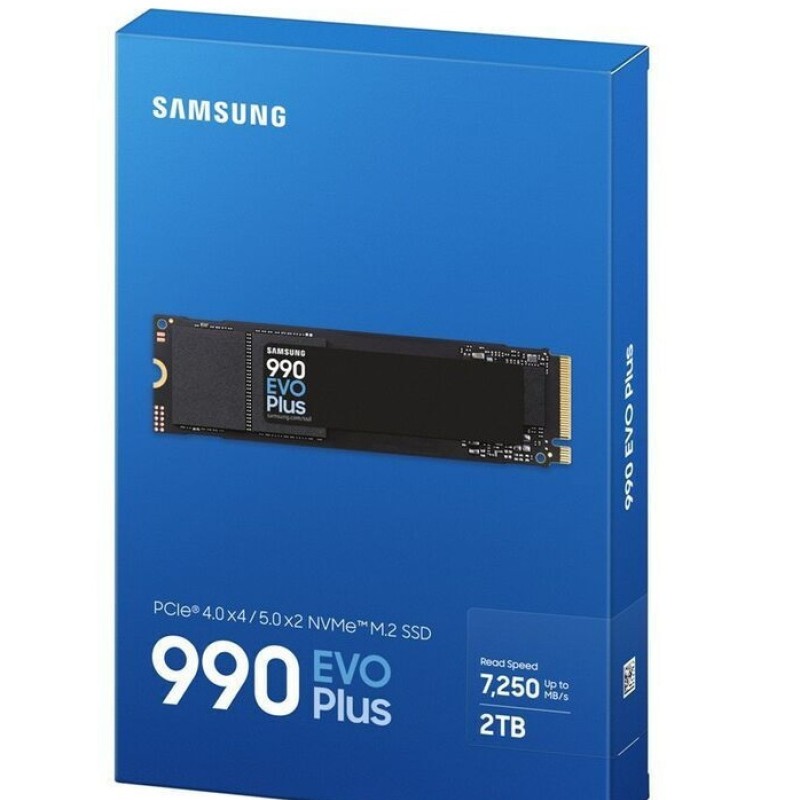 Samsung SSD M.2 NVMe PCIe Gen4 2TB 990 EVO PLUS