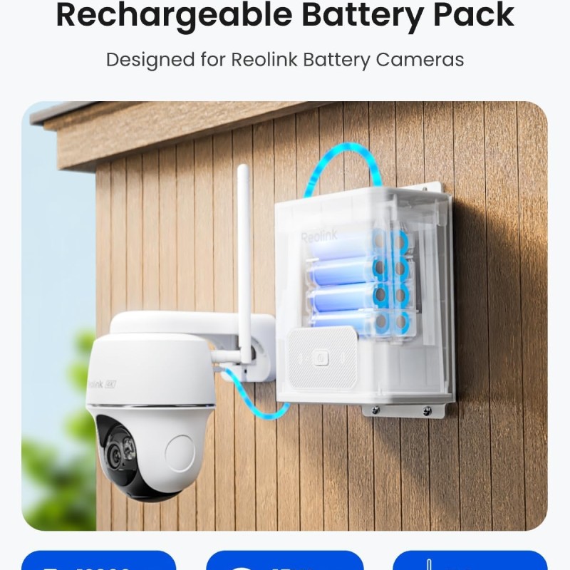 Reolink BPS Battery Pack for Battery Cameras White 12800mah (Type C)