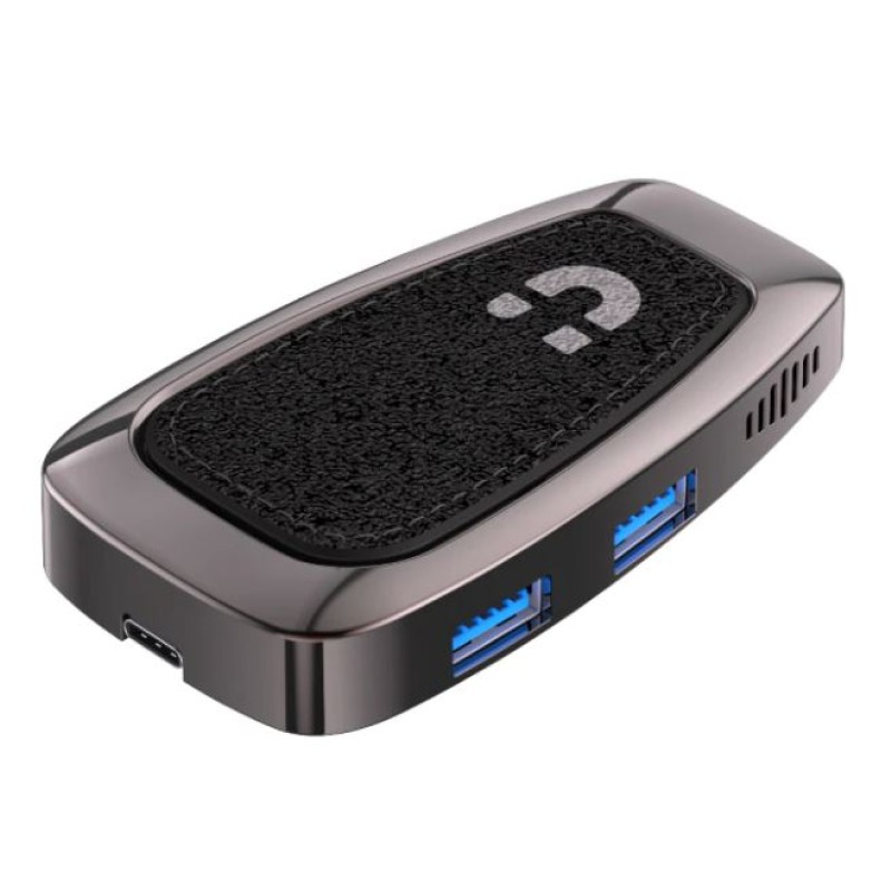 Unitek D1053A USB-C 3.2 Gen2 Hub 10Gbps, 4K60Hz HDMI, 100W PD & Leather Lanyard