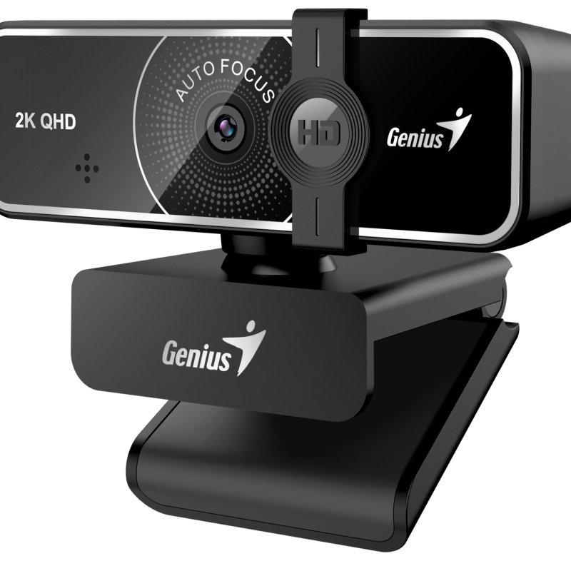 Genius PC Web Camera 2K with Tripod, AF USB-A+C FaceCam 3000AF