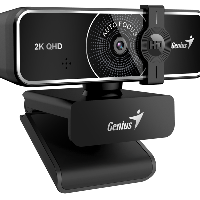 Genius PC Web Camera 2K with Tripod, AF USB-A+C FaceCam 3000AF
