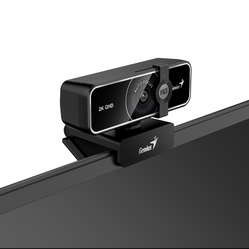 Genius PC Web Camera 2K with Tripod, AF USB-A+C FaceCam 3000AF