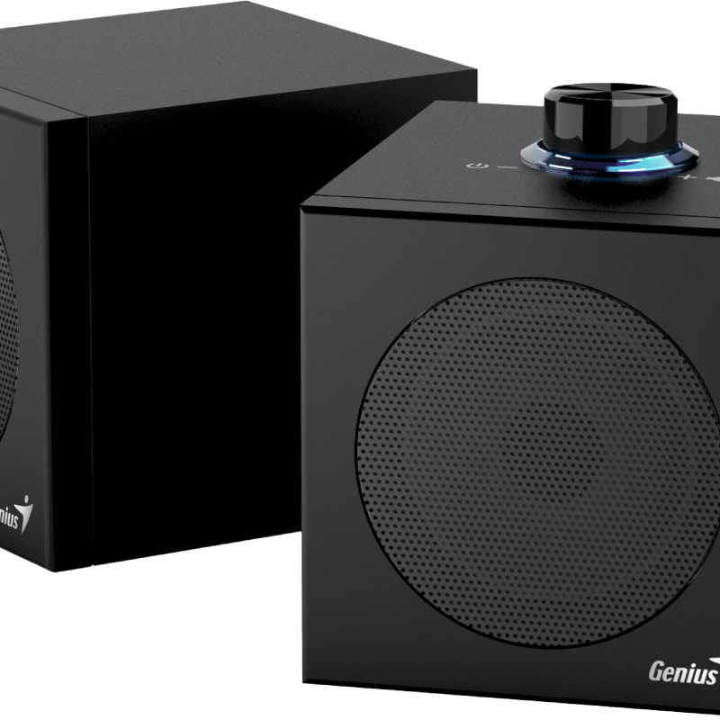 Genius PC Speakers 2.0 USB Audio 4W RMS USB-A+C SP-HF300U Black