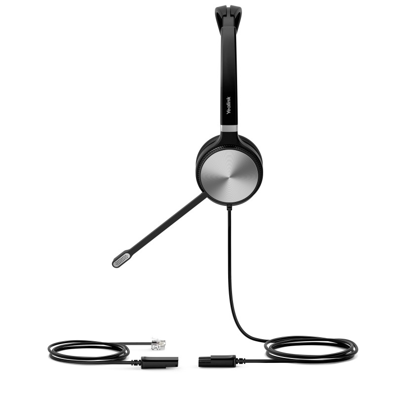 Yealink Headset Wired Analog RJ9 Premium with Noice Cancelling for IP Phone YHS36E2 Dual
