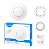 Cudy Access Point Ceiling BE11000 Tri-Band Wi-Fi 7 2.5G Access Point with 10G SFP+ AP11000