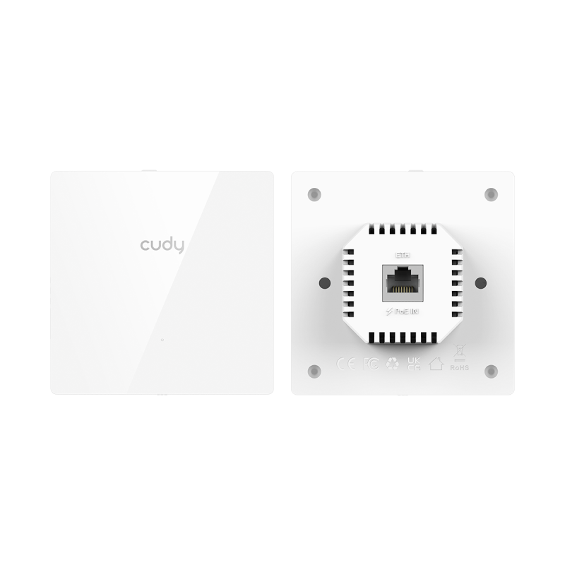 Cudy Access Point Wall-Plate AX3000 Dual Band Wi-Fi 6 86mm AP3000E Wall