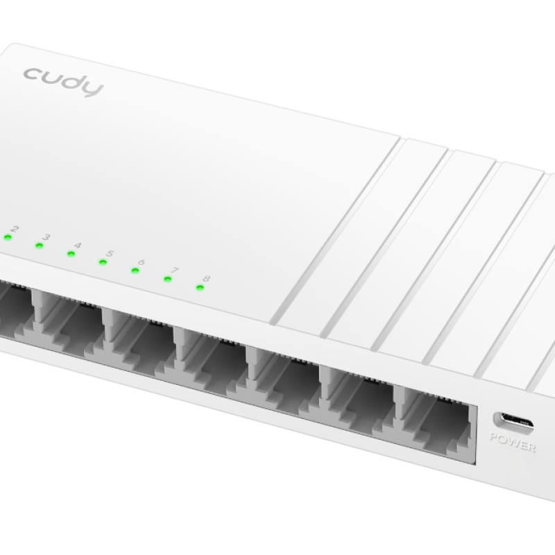 Cudy Switch Gigabit Ethernet 8-Ports Desktop GS108U with USB Power