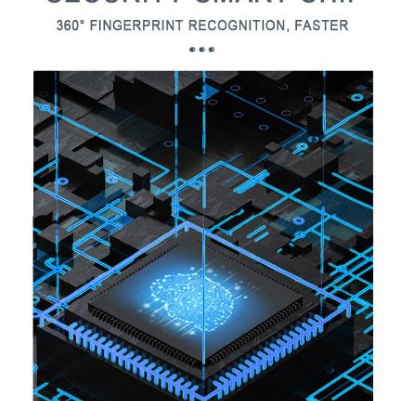 Zudsec Standalone Door Lock Metal With Fingerprint and Key-WiFi